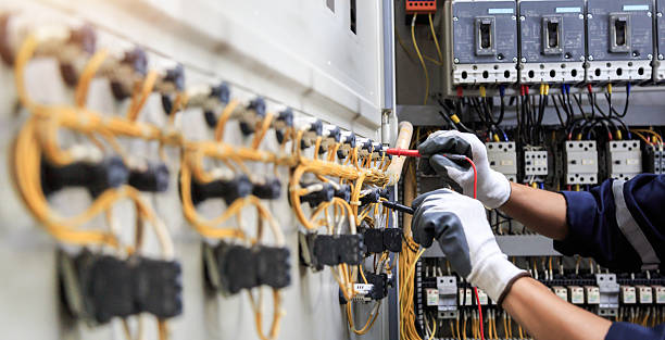 Professional Electrician technician working in Oklahoma, PA